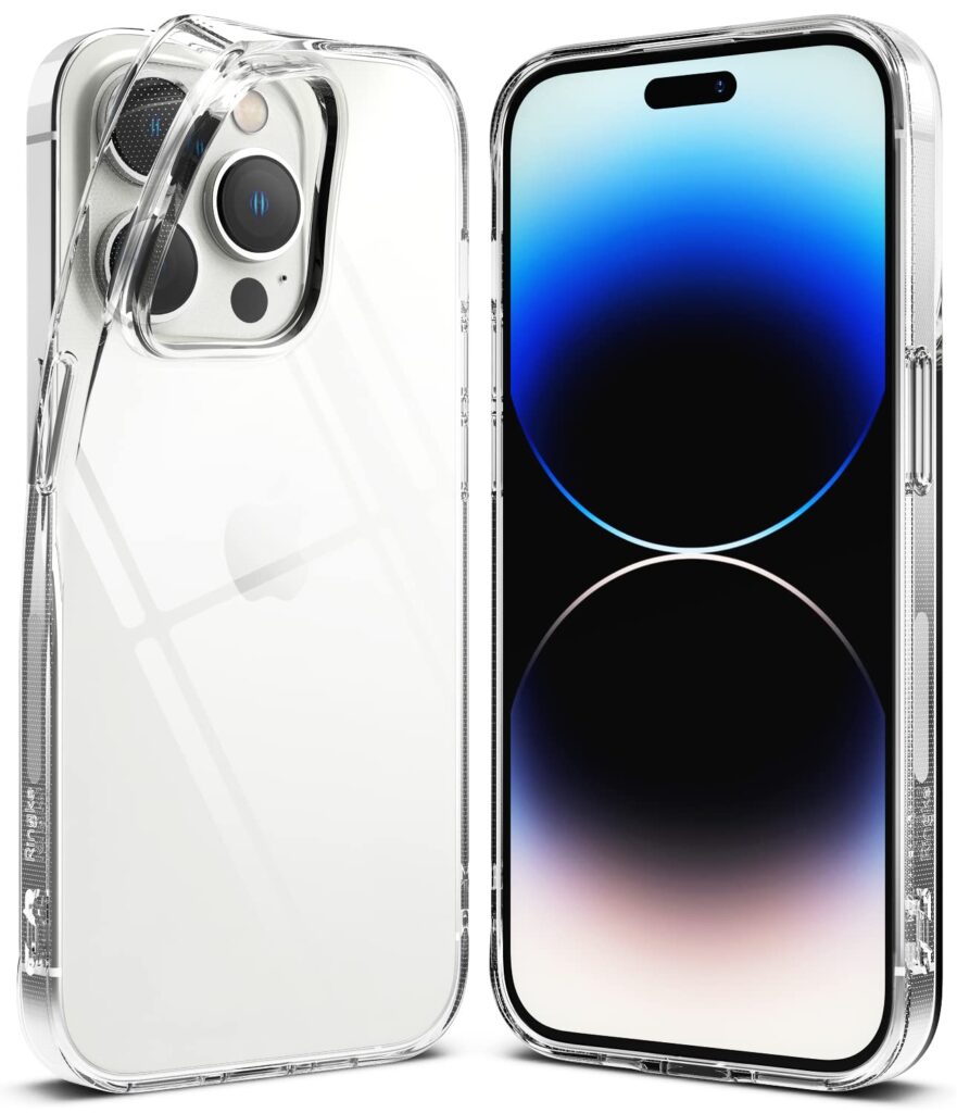 Ringke Air Compatible with iPhone 14 Pro Max Case Cover Transparent Lightweight Soft Flexible TPU Scratch Resistant Natural Form iPhone 14 Pro Max Back Cover - Clear