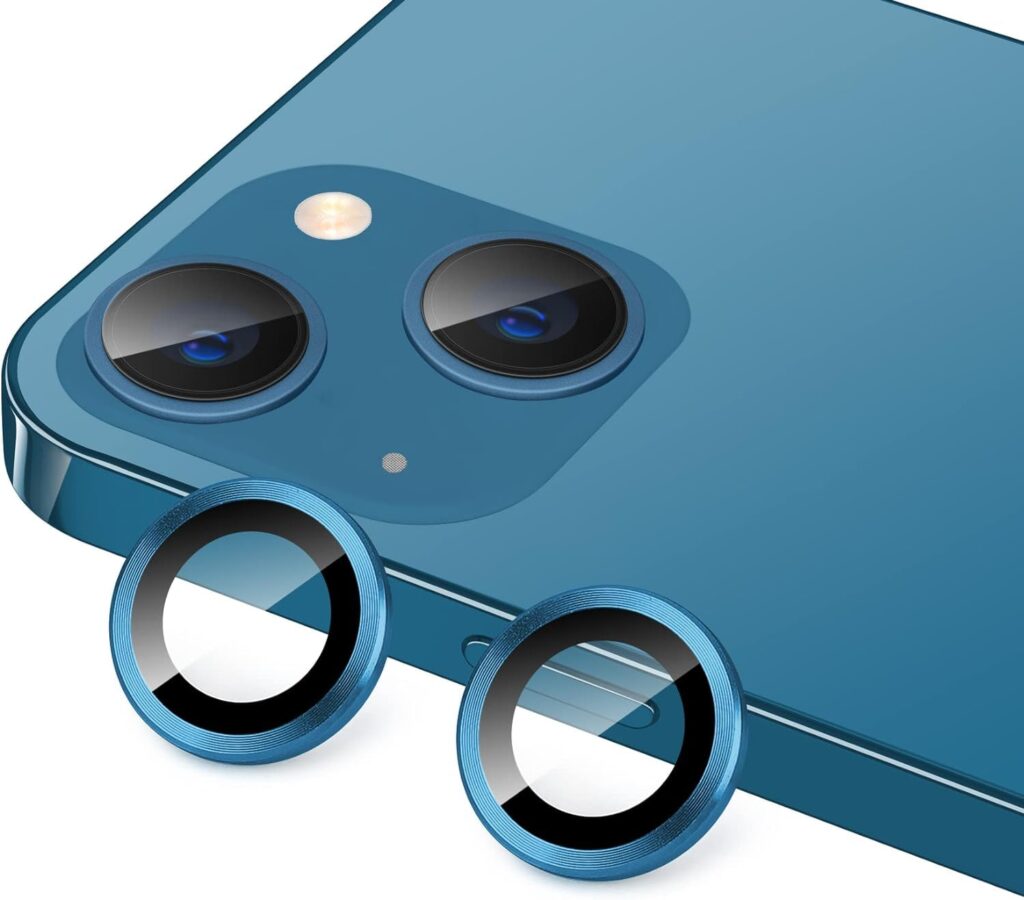 SKYCELL iPhone 15 Camera Lens Protector Compatible for 15/15 Plus iPhone Accessories Blue