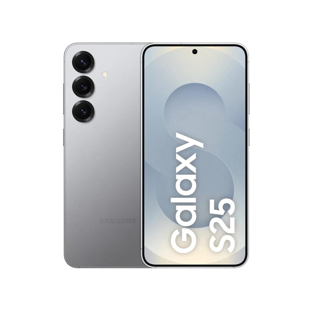 Samsung Galaxy S25 5G Smartphone with Galaxy AI (Silver Shadow, 12GB RAM, 512GB Storage), Snapdragon 8 Elite, 50 MP Camera with ProVisual Engine and 4000mAh Battery
