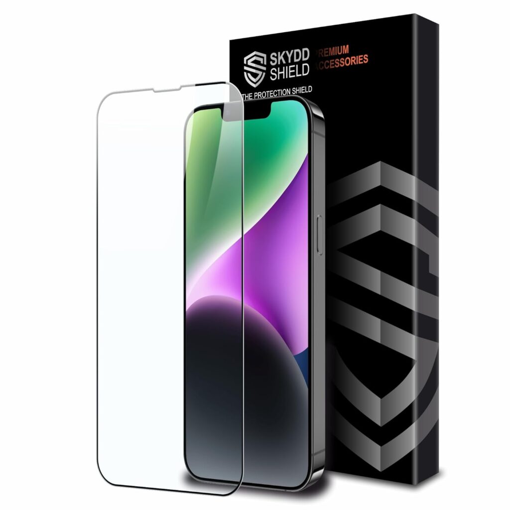 Skyddshield Military-Grade Gorilla Tempered Glass Compatible with iPhone 13 Pro Max and iPhone 14 Plus (6.7 Inch) With Installation Kit | Edge to Edge Coverage | Black