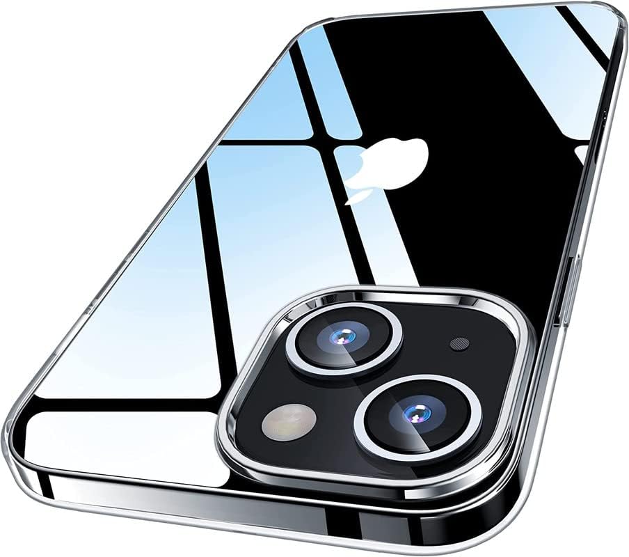 SmartLike Shockproof Hard Unbreakable Glass TPU Crystal Clear Back Cover Case for iPhone 15 Plus 6.7"