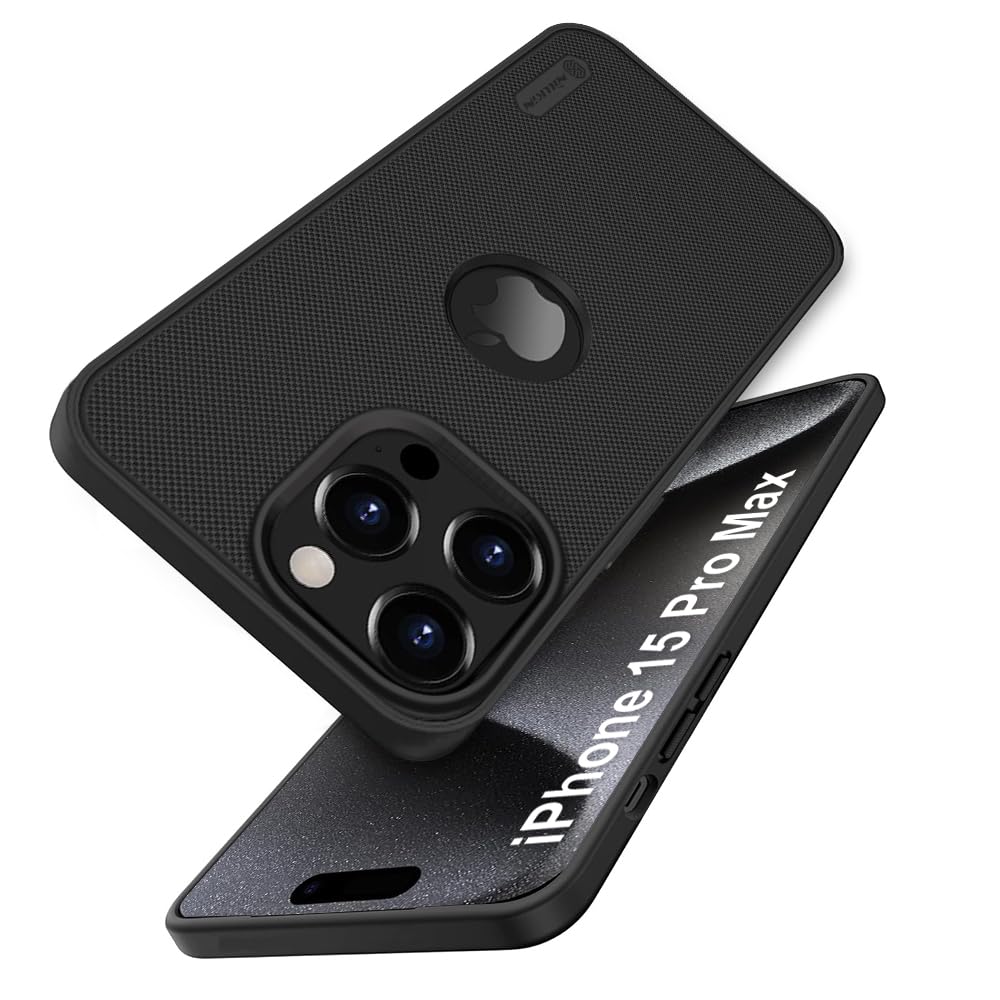 TOUCCH Back case for Apple iPhone 15 Pro Max (Silicone_Black)