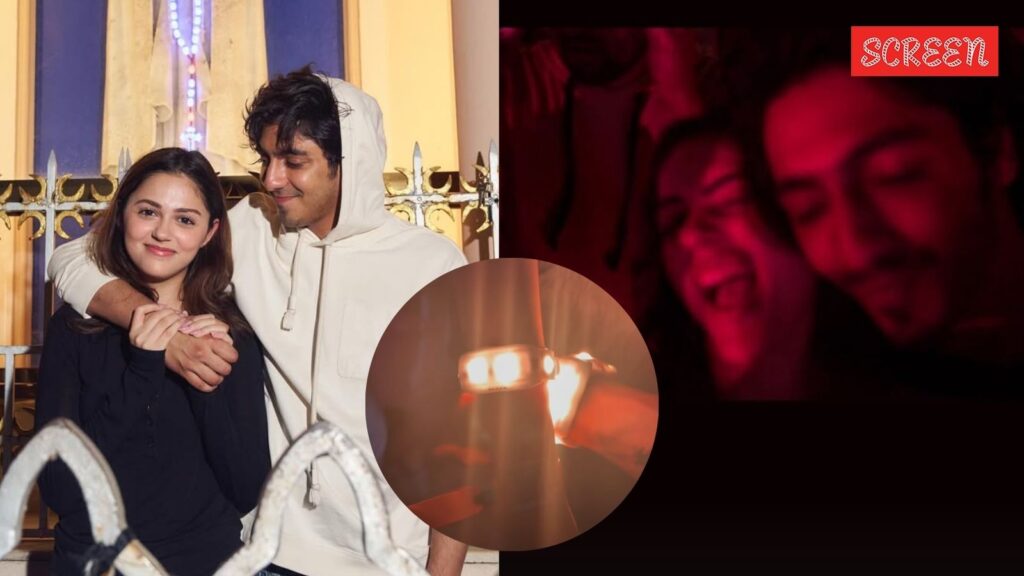 Aneet Padda with Ahaan Panday