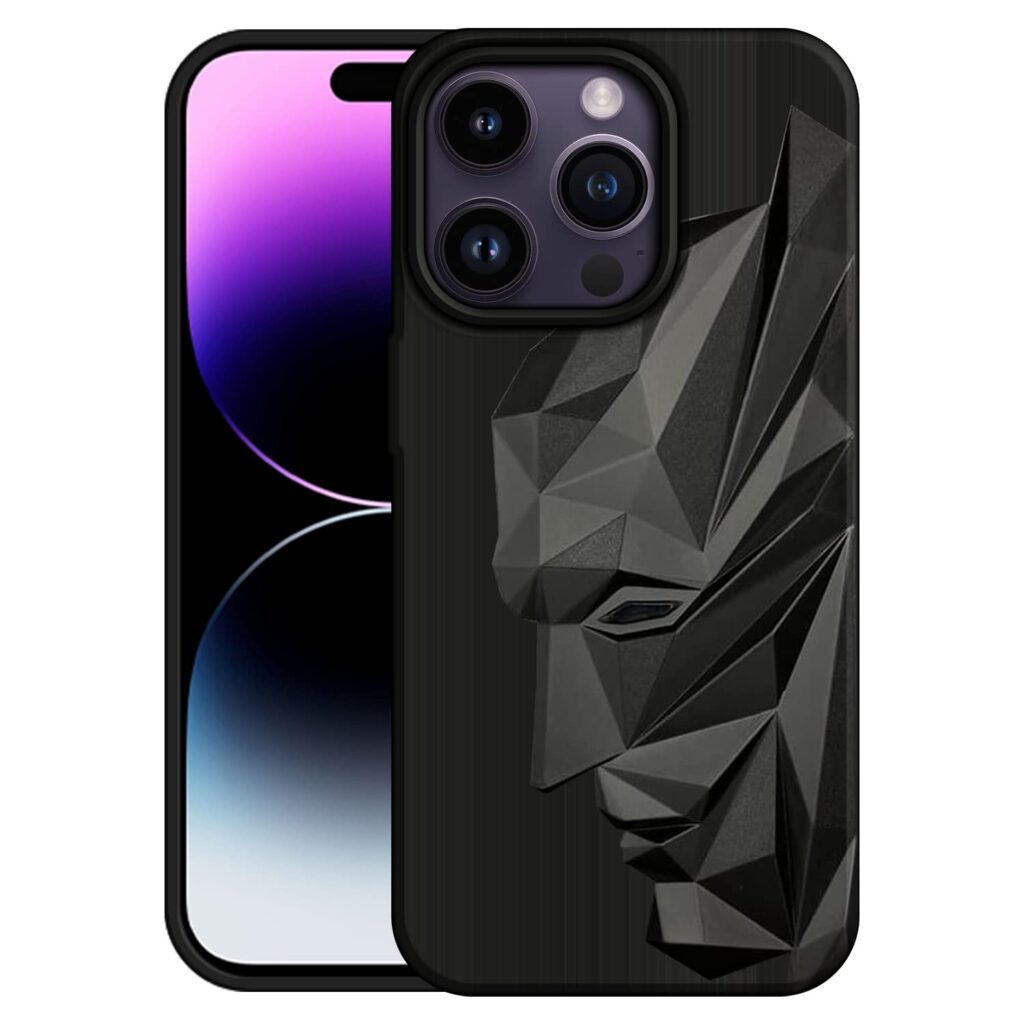 VIDO Exclusive Soft Back Case Cover for iPhone 14 Pro Max (Shock Proof |360 Degree Complete Protection)