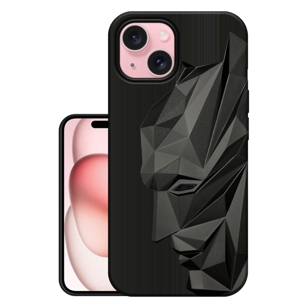 VIDO Exclusive Soft Back Case Cover for iPhone 15 / iPhone 14 / iPhone 13 (Shock Proof |360 Degree Complete Protection)