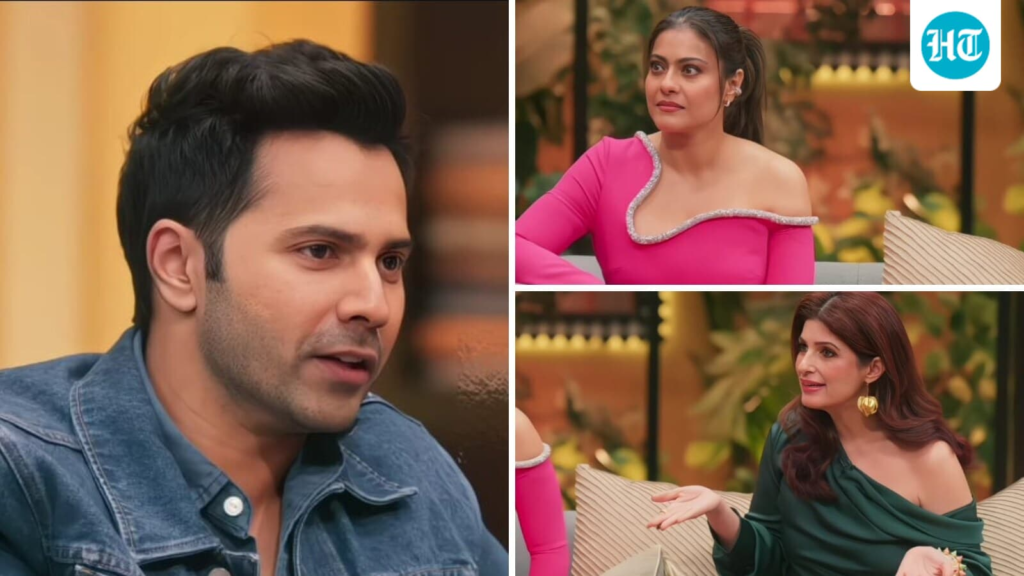 Varun Dhawan says he has the same love for dog Joey and daughter Lara; Kajol and Twinkle Khanna are shocked
