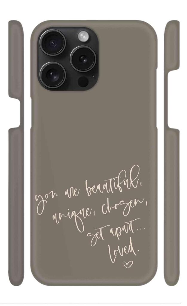 YAPZONE You are Beautiful Unique Designer Printed Hard Back Case for Apple iPhone 15 Pro Max Back Cover Attractive and Uniquely Crafted Smartphone Case
