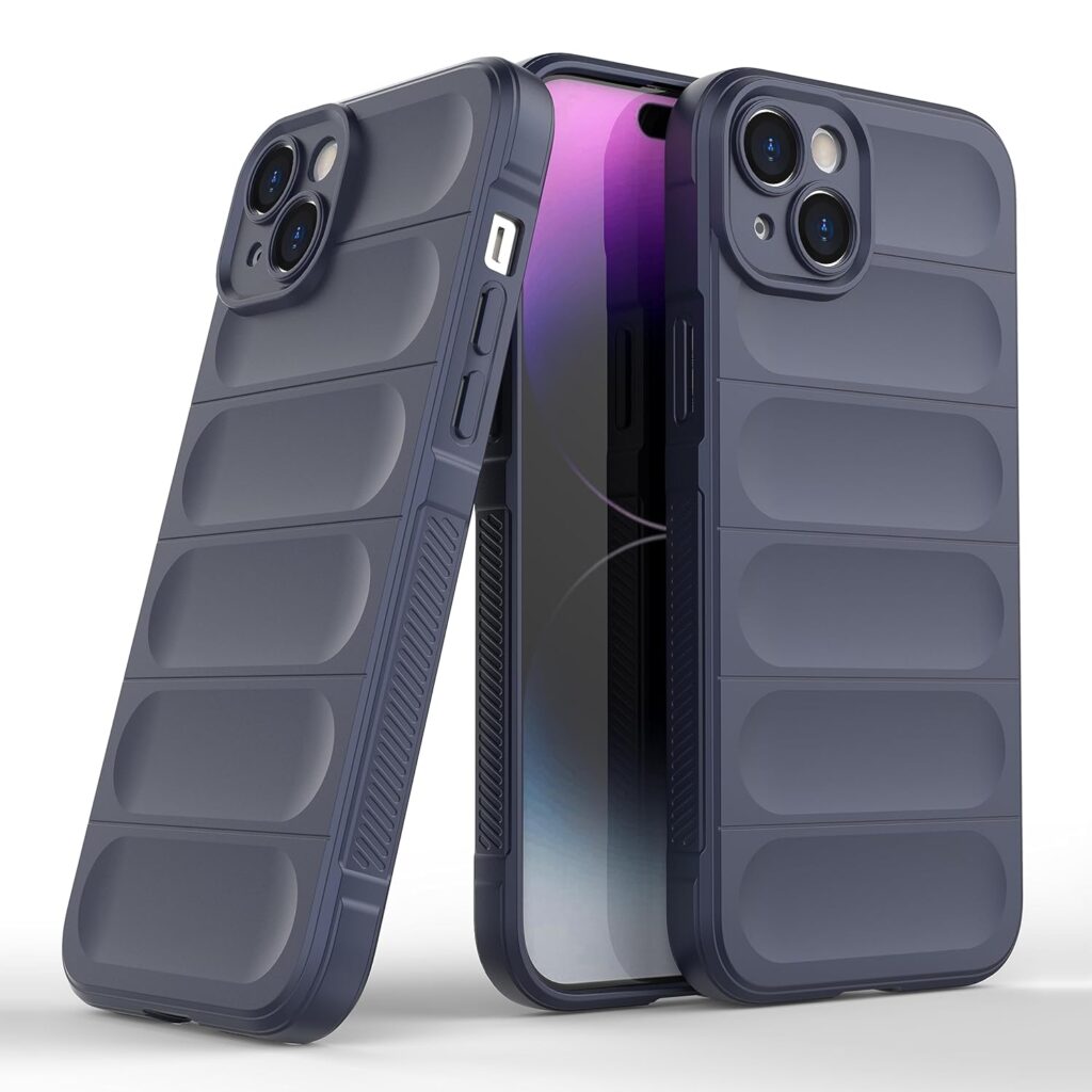 Zapcase Back Case Cover for iPhone 15 Plus | Compatible for iPhone 15 Plus Back Cover | Liquid Silicon Magic Case with Camera Protection | Sapphire