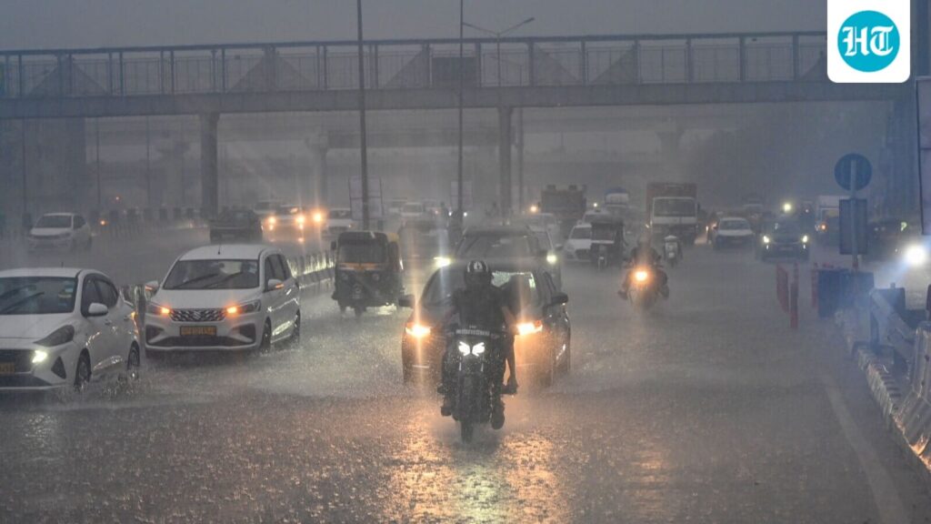 Heavy rain hits parts of Delhi-NCR; IMD issues orange, yellow alerts