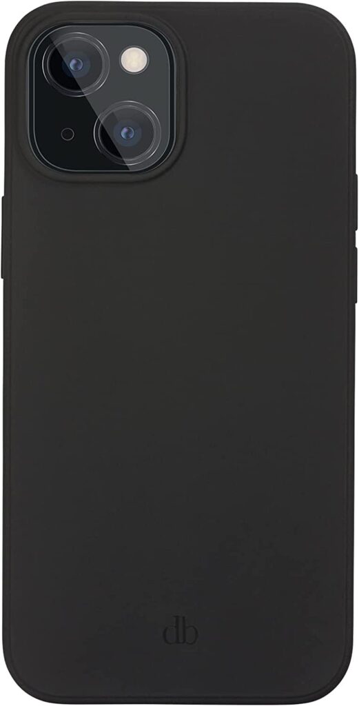 iPhone 14 Plus Case Cover Black Slim Fit for Soft TPU Back Cover Flexible Silicone Cover Matte Black for Apple iPhone 14 Plus 6.7 (2022) by Emodil ® (iPhone 14 Plus, Black)