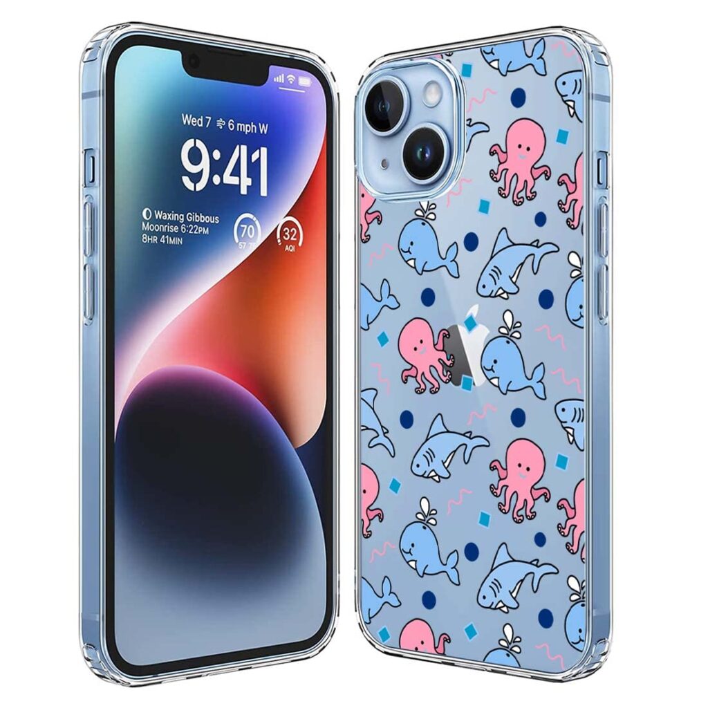 Fashionury Printed Back Cover Case Compatible for Apple iPhone 14 Plus Back Cover for Apple iPhone 14 Plus -D2034