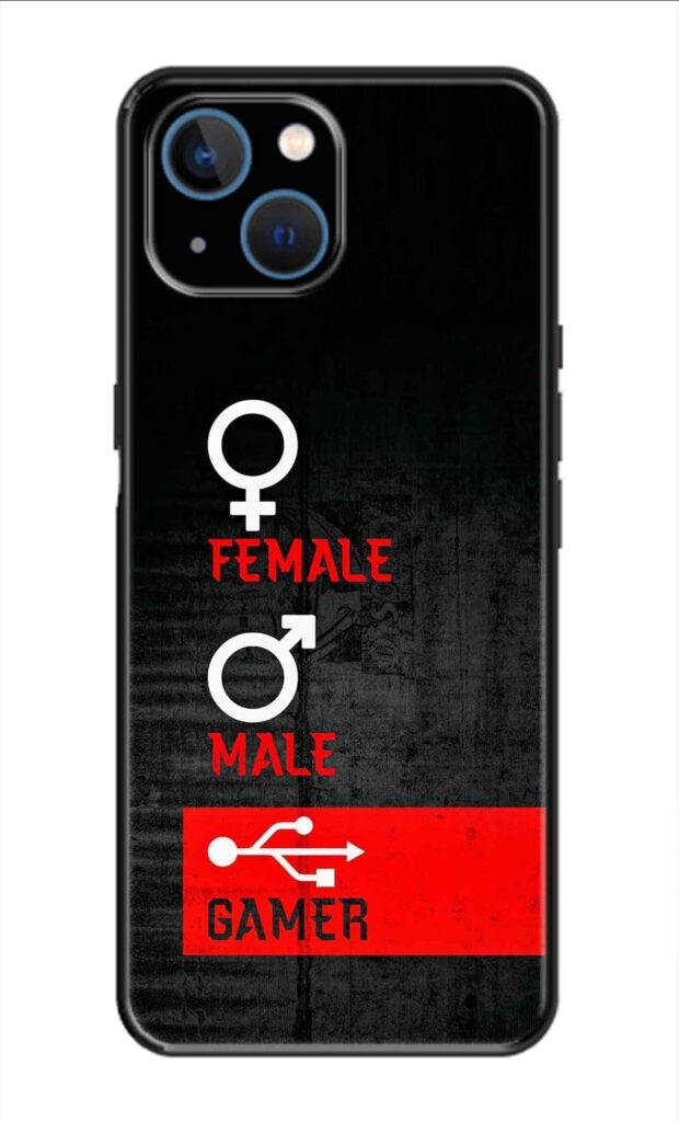 Metal TPU Printed Back Cover for Apple iPhone 14 Plus (Gamer) 360 Degree Protection | Camera Protection -25092024(AU)