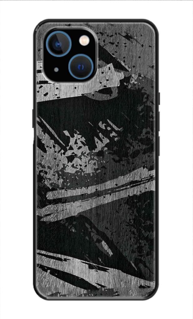 Metal TPU Printed Back Cover for Apple iPhone 14 Plus (Rugged Background -N1) 360 Degree Protection | Camera Protection -25092024(AQ)