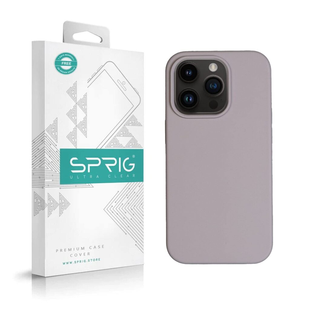 SPRIG Cases Compatible with Apple iPhone 14 Pro Max Liquid Silicone Magsafe Premium Back Cover Drop Tested Shock Proof Case for Boys and Girls with Camera Protection (Light Brown)