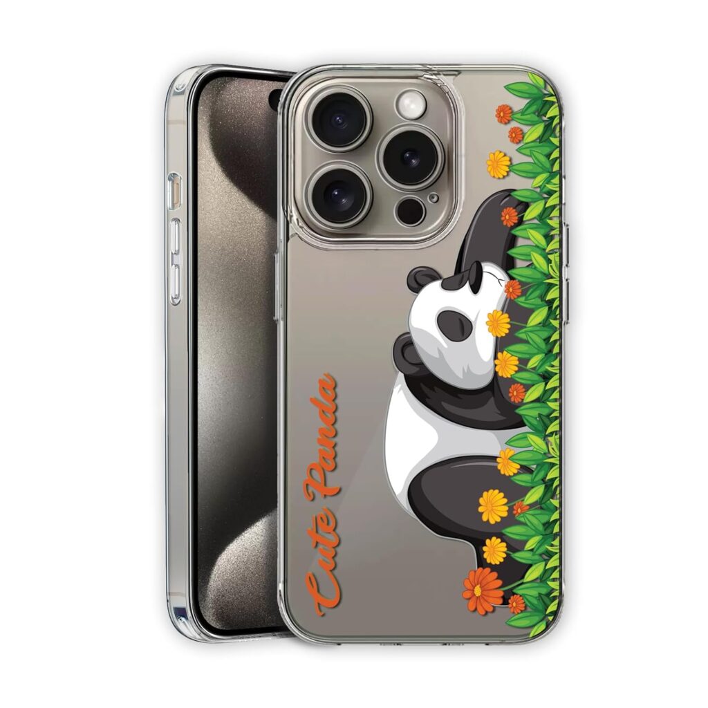 Amazon Brand - Solimo UV Printed Soft Flexible Transparent Back Cover for Apple iPhone 15 Pro Max - D1140