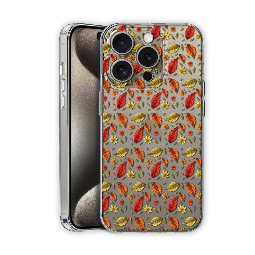 Amazon Brand - Solimo UV Printed Soft Flexible Transparent Back Cover for Apple iPhone 15 Pro Max - D1025