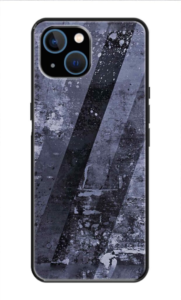 Metal TPU Printed Back Cover for Apple iPhone 14 Plus (Rugged Background -D1) 360 Degree Protection | Camera Protection -25092024(an)