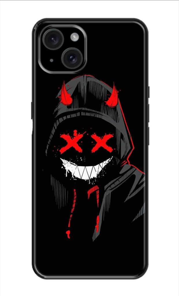 Metal TPU Printed Back Cover for Apple iPhone 15 Plus (Popular Anime Character -L3) 360 Degree Protection | Camera Protection -25092024(AO)