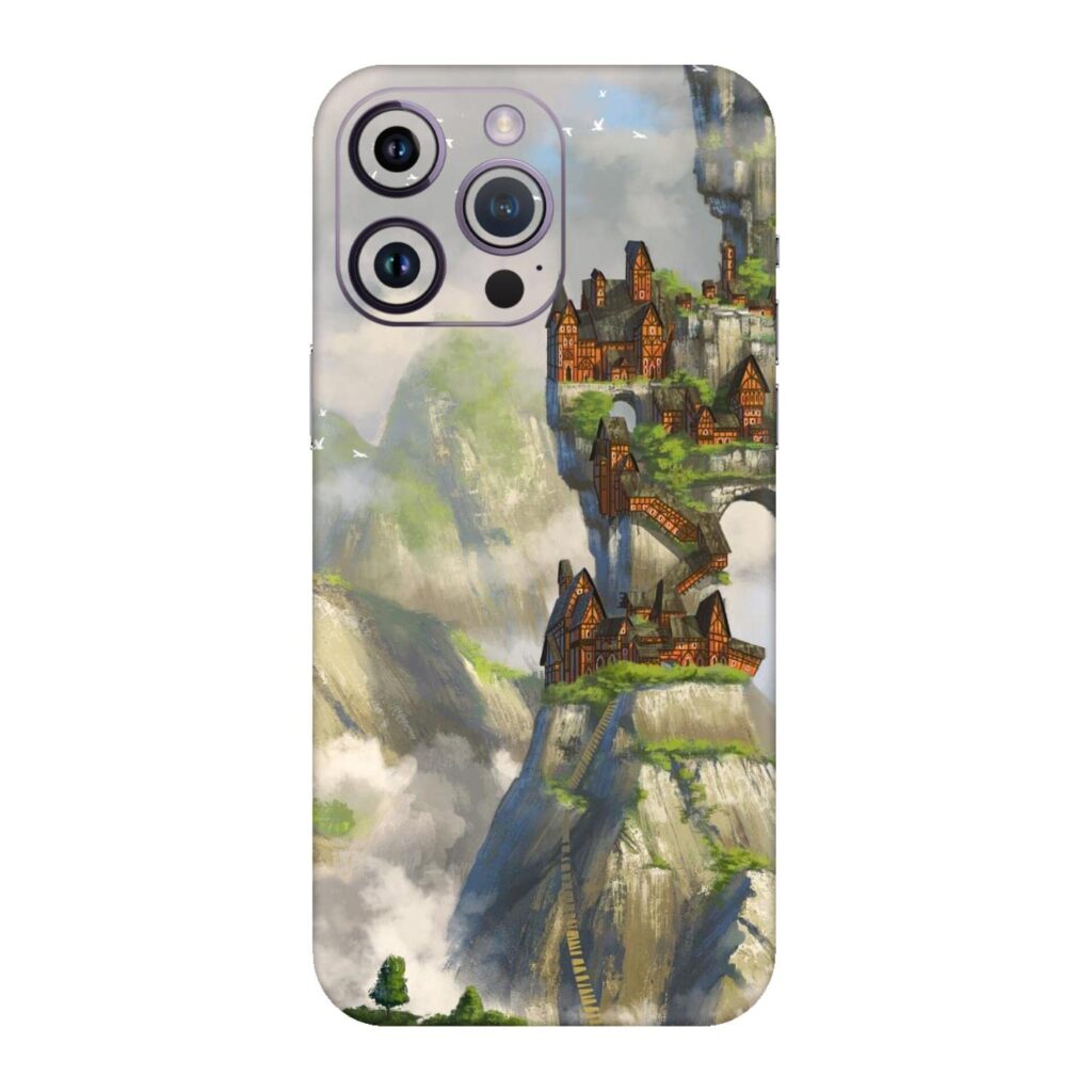 Skin Sticker for Mobile Compatible with Apple iPhone 14 PRO MAX (Not Back Cover) Scratchless, Back & Camera Protector,Apple iPhone 14 PRO MAX-SA-24