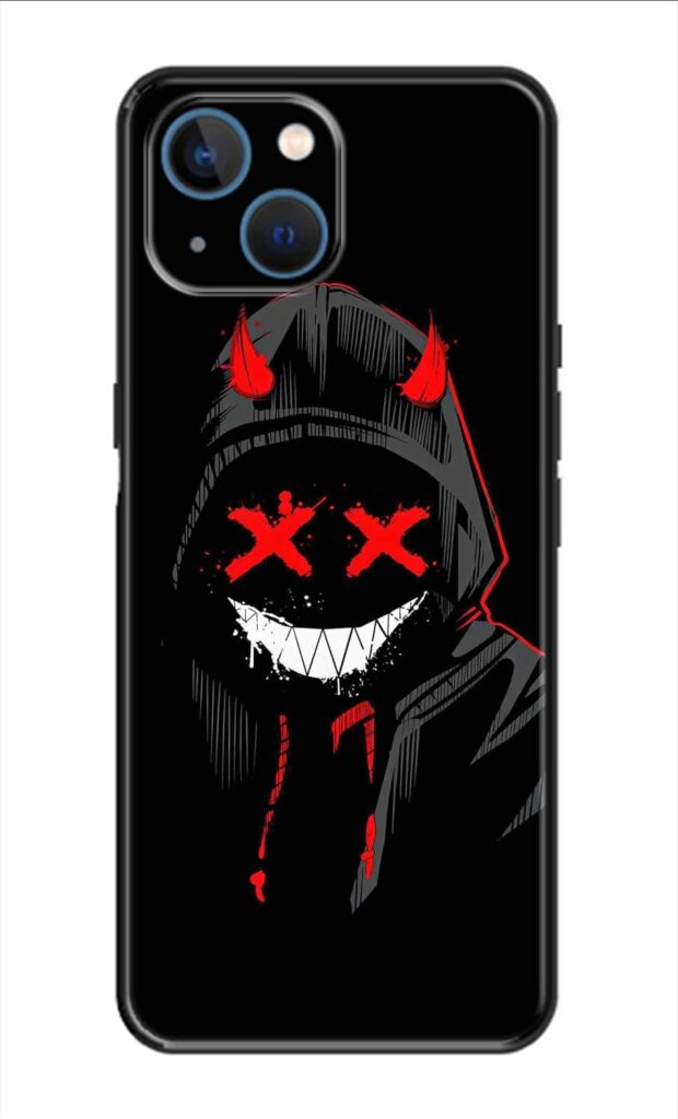 Metal TPU Printed Back Cover for Apple iPhone 14 Plus (Popular Anime Character -L3) 360 Degree Protection | Camera Protection -25092024(AO)