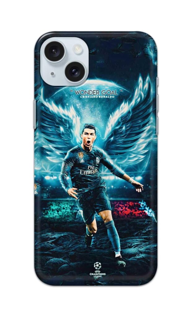 Printed Hard Back Cover for Apple iPhone 15 Plus Back Cover (Famous Football Player -K2) -190724(EK)