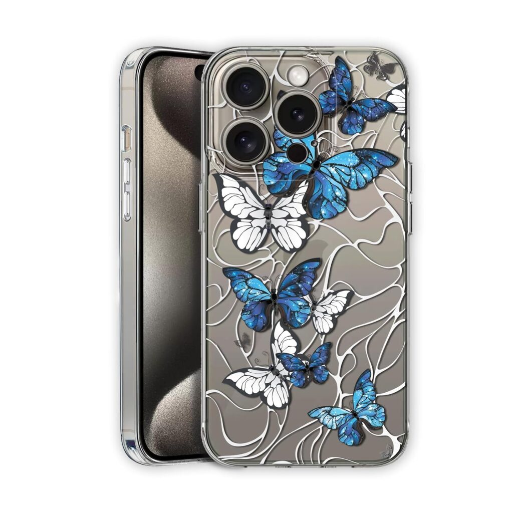 Amazon Brand - Solimo UV Printed Soft Flexible Transparent Back Cover for Apple iPhone 15 Pro Max - D1207