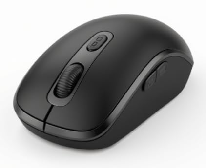 Ready Supply Wireless Mouse | 2.4G & Bluetooth DualMode Silent for Office Gaming | Rechargeable Battery, Customizable Logo, Sleek Black