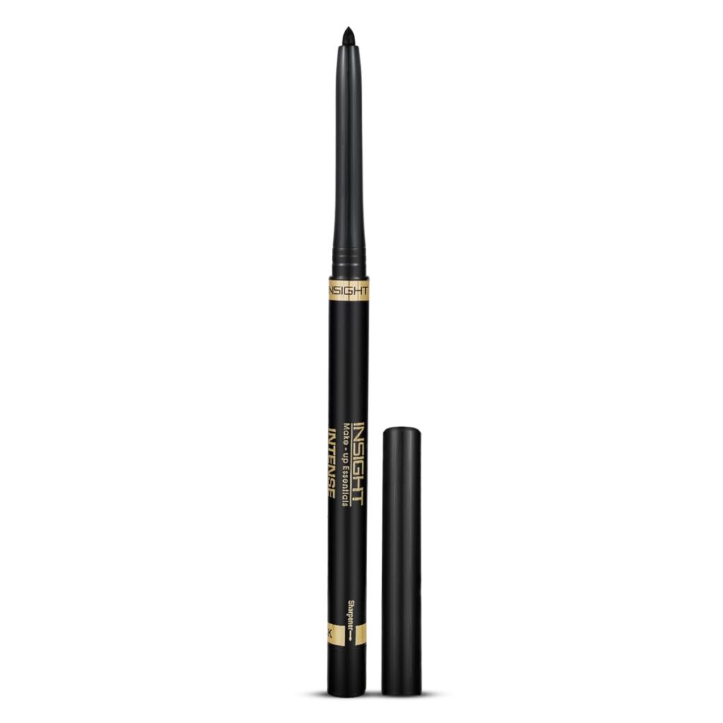 INSIGHT Intense Kohl Kajal (Black) 20g – Creamy Texture, Single Stroke Application, Quick-Drying & Waterproof for All-Day Comfortable Wear
