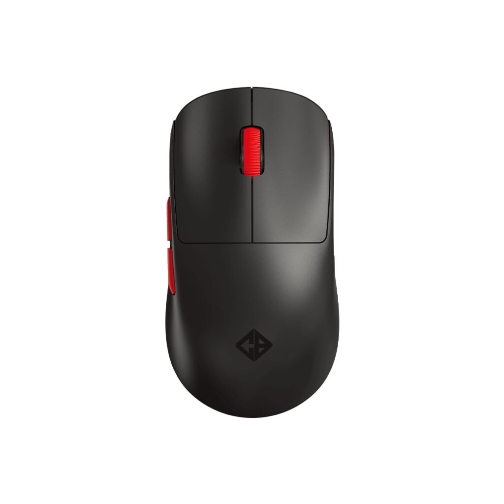 Cosmic Byte Hypernova Tri-Mode Gaming Mouse, Wireless/Bluetooth/Wired, Pixart 3395 Sensor, Dual Replaceable Battery, 8000Hz Polling, 55Gms, 100MN Switches, Paracord Cable, PTFE feet, Software (Black)