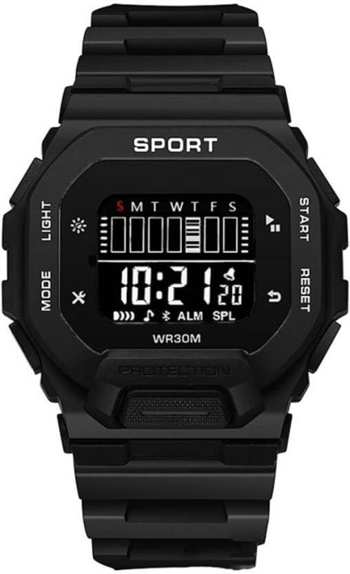 Giffemans Mens Digital Sports Watch LED Screen Large Face Military Square Watches for Men Waterproof