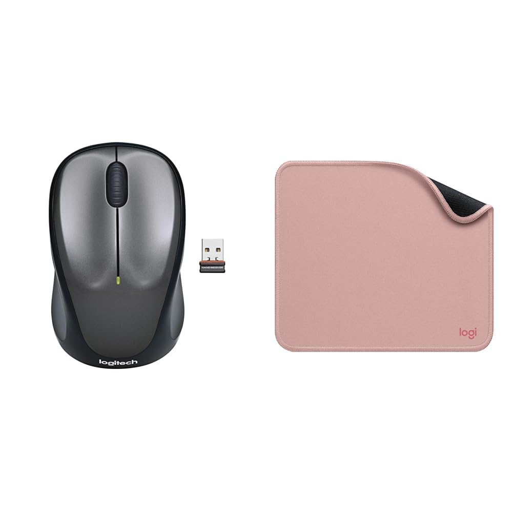 Logitech M235 Wireless Mouse, 1000 DPI Optical Tracking, 12 Month Life Battery, Compatible with Wind