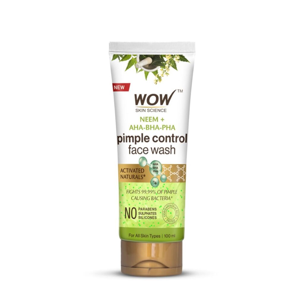 WOW Skin Science Neem Face Wash | Purifies Skin | Unclogs Pores | Fights Acne | Calms Skin