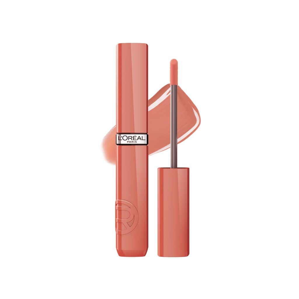 L'Oréal Paris Infallible Laque Resistance Lacquer-Like Shine Finish. 16H longwear lacquer lipstick. High-impact color, zero transfer - 610 Nude Signature, 4ml