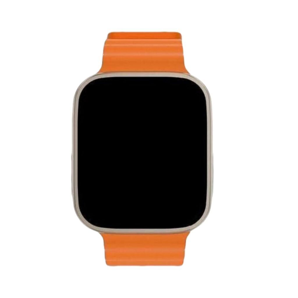Ultra Smart Watch with Beautiful Strap, Bluetooth Calling Smart Watch, 1.99" Touch Display with Fitness & Outdoor, Health & Medical Tracker, 8 Unique UI Interactions (Orange)