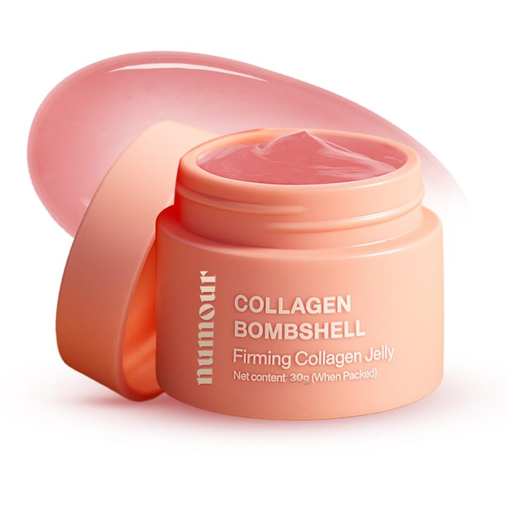 Numour Collagen Bombshell 30g | India’s 1st Korean Hydrolyzed Collagen Jelly | With Hyaluronic, Niacinamide & Vitamin C | For Sagging, Fine lines & Dullness | Anti-Aging Moisturizer for All Skin Types