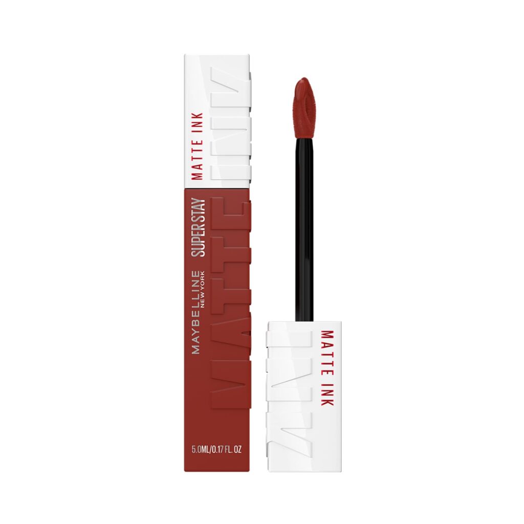 Maybelline New York Superstay Matte Ink Liquid Lipstick - 16H Longwear Matte | Charmer, 5ml