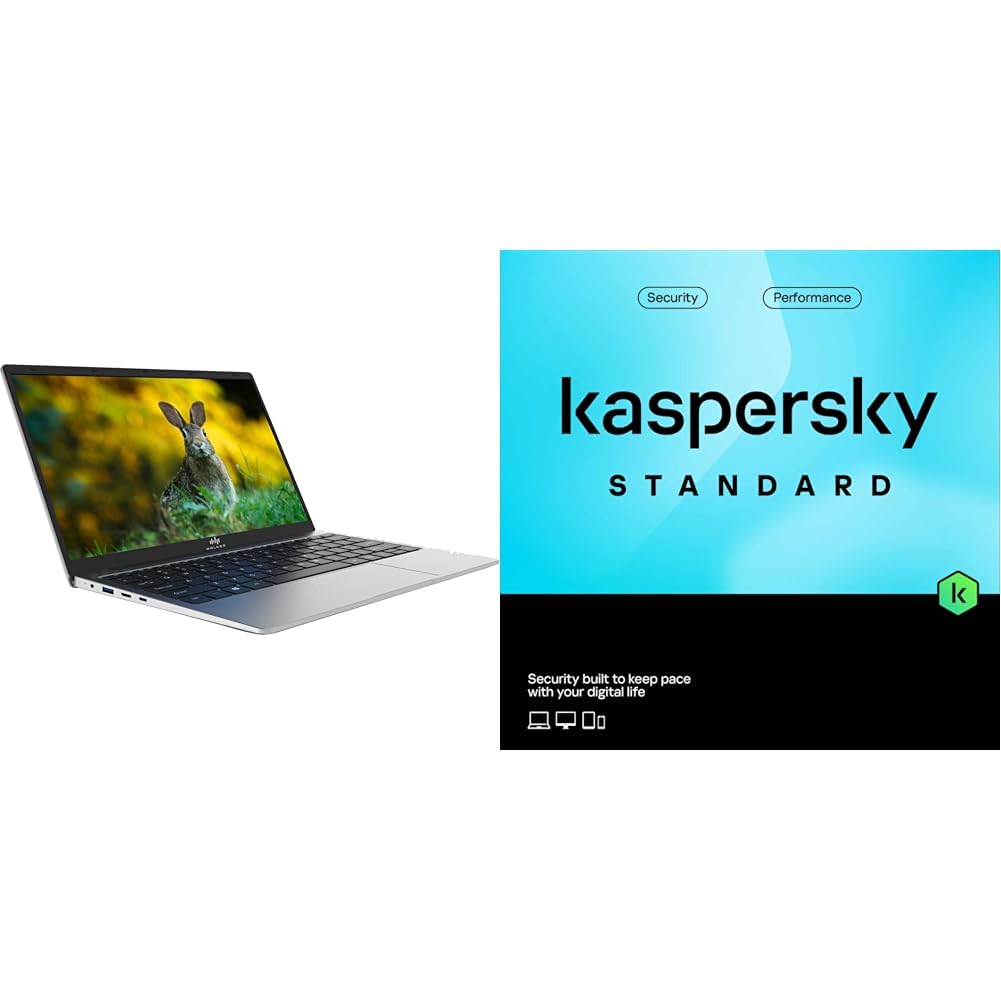 Walker Best Student &Office Work Laptop|Thin & Light|14.1" 1920 * 1080 Resolution FHD IPS Display |4GB RAM,128GB SS + Kaspersky Standard 1 Device 1 Year (Physical Pack)