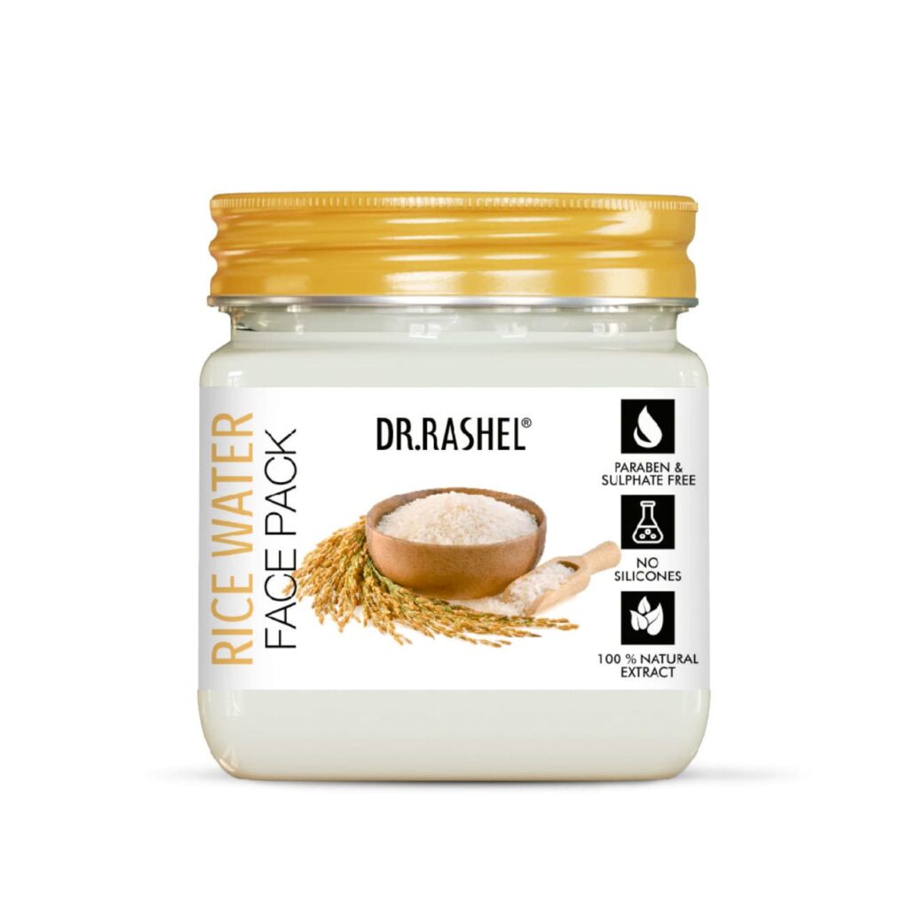 Dr. Rashel Rice water Moisturizing Face Pack For Men & Women With Goodness of Alovera Extract & Glycerin | Hydrating & Moisturizer Face Pack | | | For All Skin Types (380 Ml)