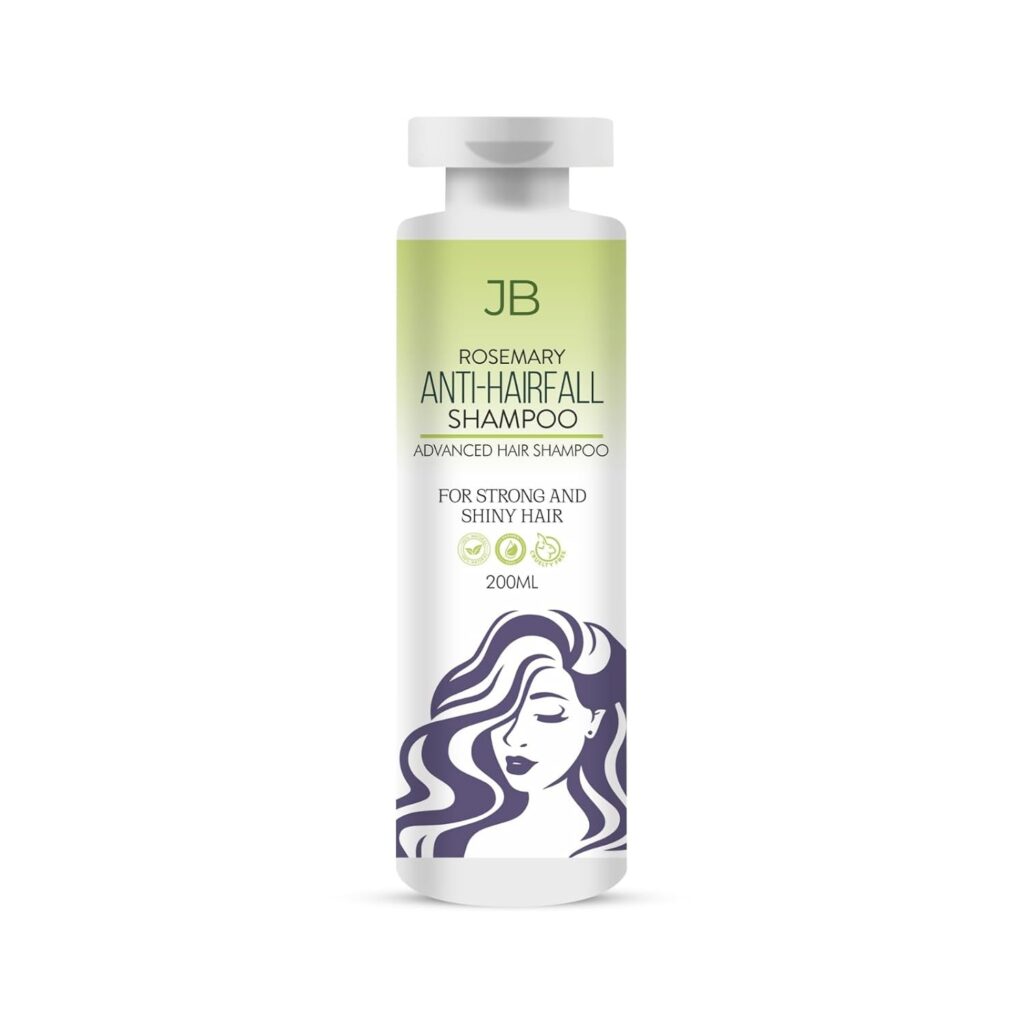 Rosemary Anti Hairfall Shampoo with Keratin | 200ml | Sulfate & Paraben Free | Hair Fall Control & Growth Shampoo | Strengthening for Men & Women