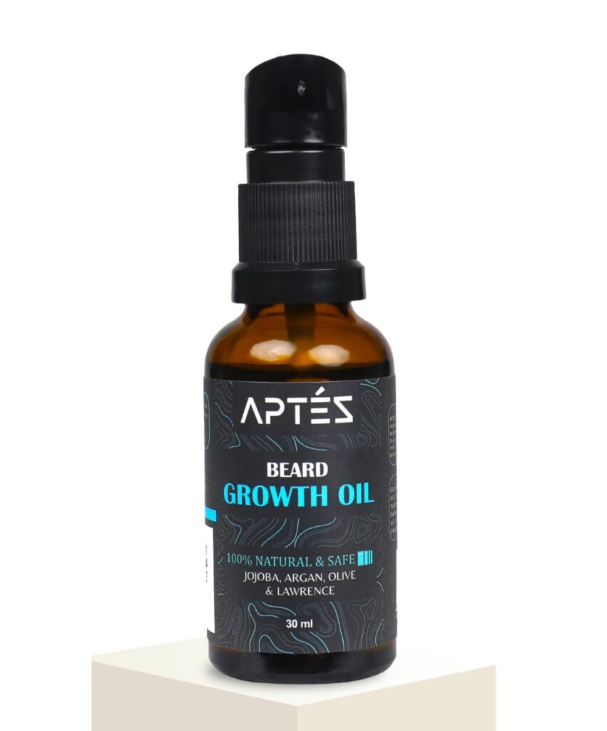 Aptez Beard Oil (30ml) | For Thicker & Longer Beard | Beard Oil for Patchy, Uneven Beard | Beard oil for Men | Strong and Full Beard