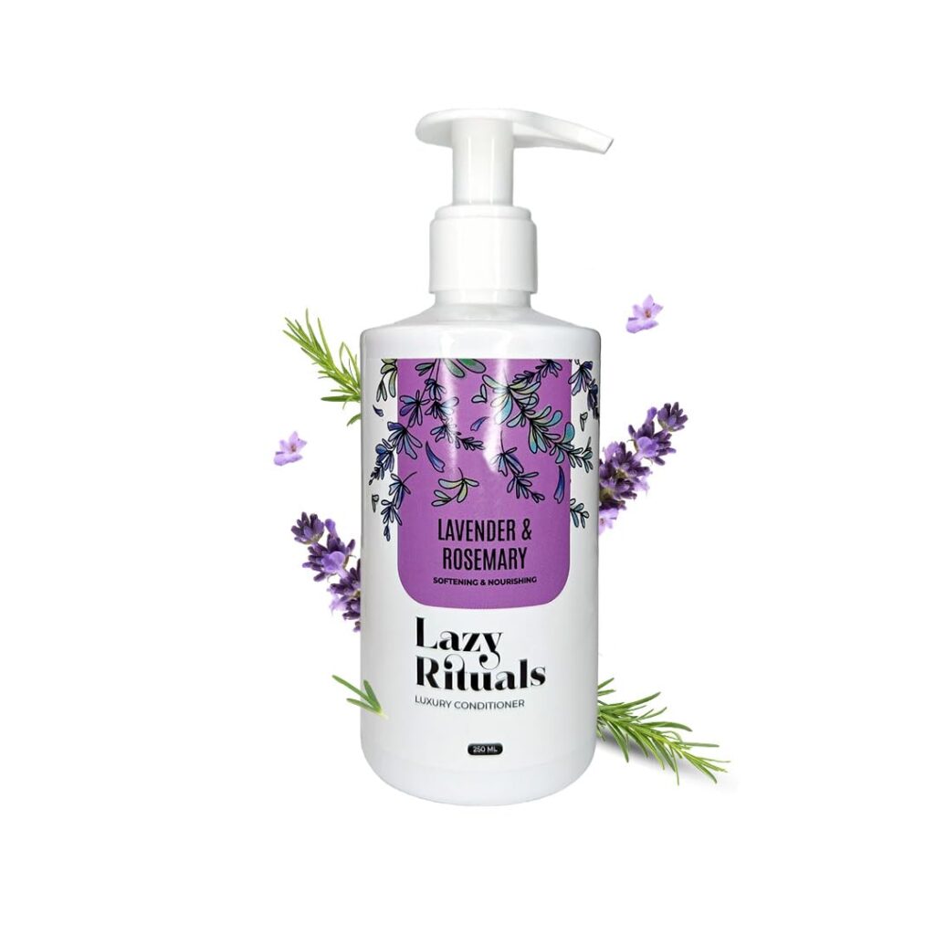 Lavender & Rosemary Luxury Conditioner – 250ml | Moisturizing Conditioner for Dry and Frizzy Hair | Gently Detangles and Softens for Smooth, Manageable Hair | Nourish and Revive with Every Use | Cruelty-Free and Paraben-Free | For Women and Men