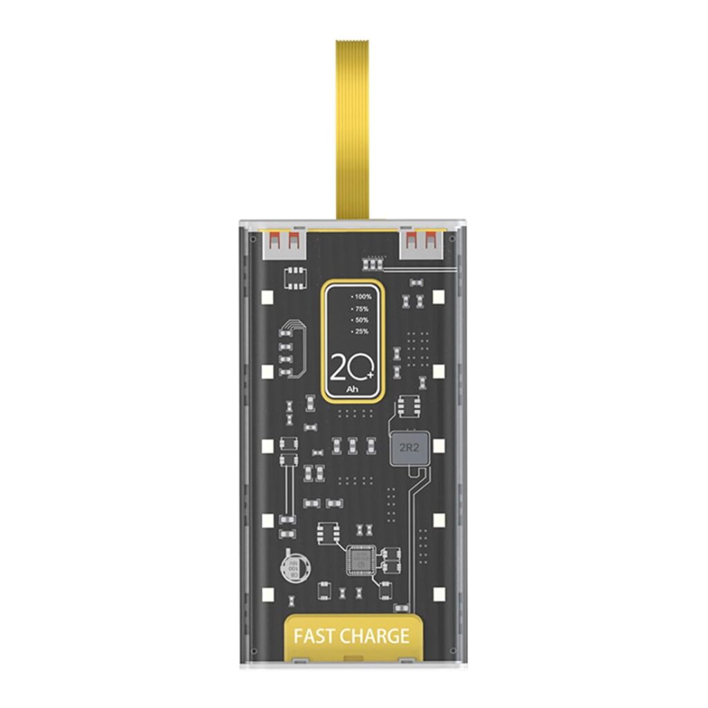 IKALL IKPB20M 20000mah Power Bank | 20W Super Fast Charger Powerbank | Triple Outputs with LED Indicator (White)