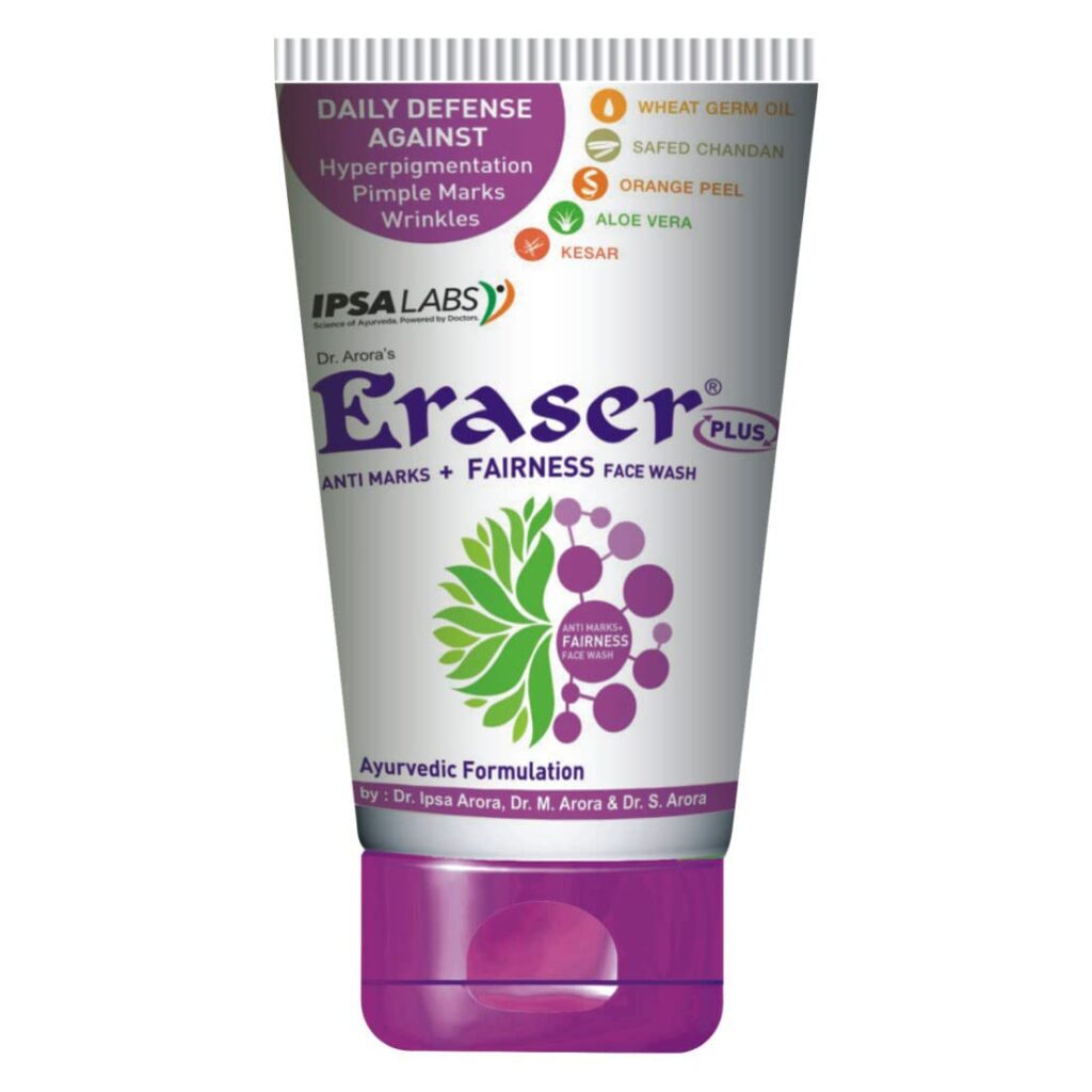 Eraser Plus Anti Marks + Fairness Face Wash 75g