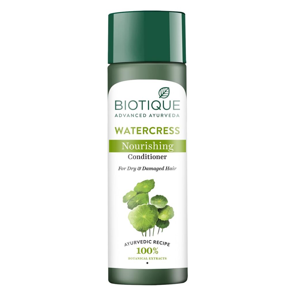Biotique Bio Watercress Fresh Nourishing Conditioner, 120Ml, Dry, 1 Count