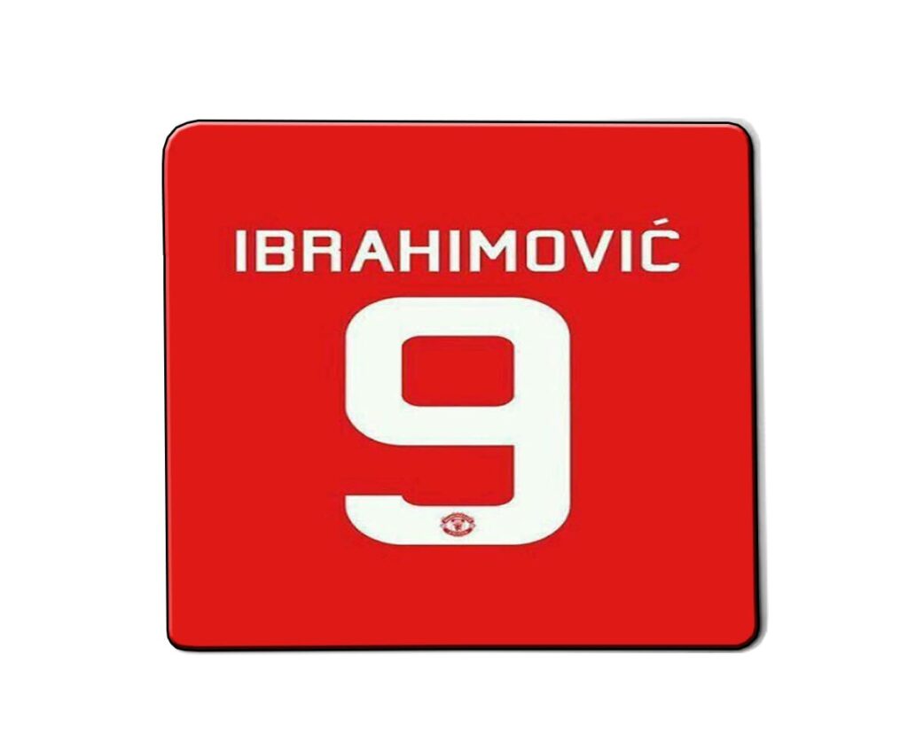 Ibrahimovic Mouse Pad, Large Printed Premium Textured Waterproof Anti Skid Rubber Base for Desktop Laptop Gaming Professional Pack of 1