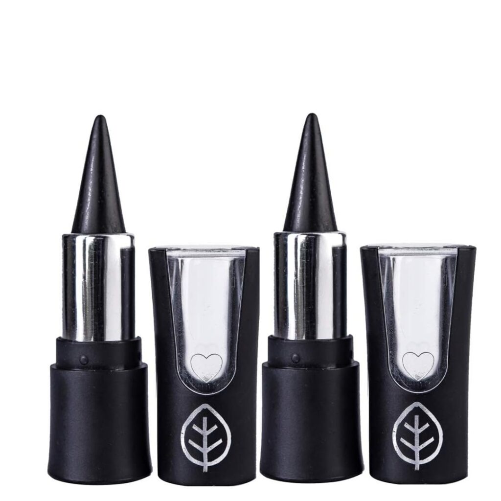 Jovees Herbal Kajal Intense Deep Black | Waterproof & Smudge proof With Matte Finish | Stay 24 Hours Long Lasting | Enriched With Amla, Bahera & Neem Oil Ext, Almond Oil, Camphor- 3gm (Pack of 2)