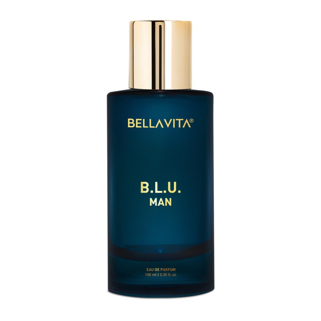 Bella Vita Luxury B.L.U Men Eau De Parfum Liquid Perfume With Lemon, Apple, Musk|Fresh, Refreshing, Energising Long Lasting Edp Fragrance Scent 100Ml