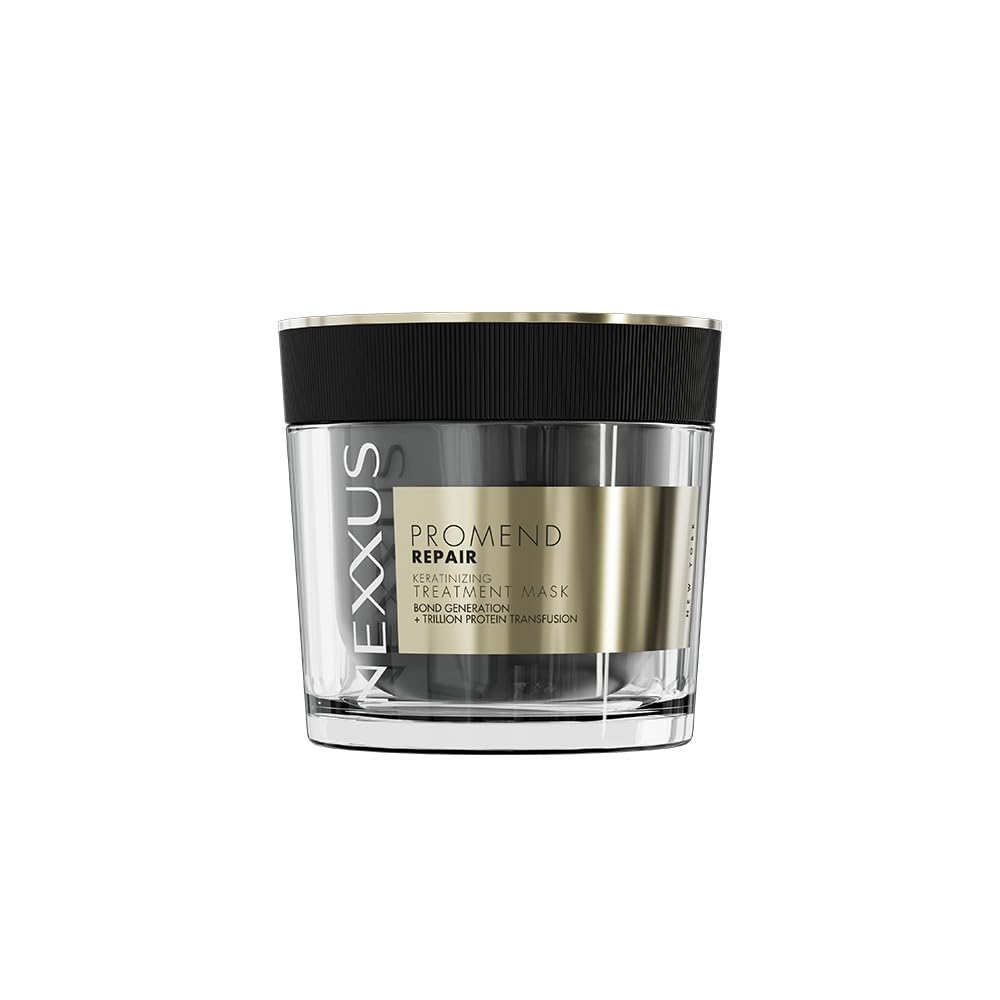 Nexxus Promend Repair Keratinizing Treatment Mask For Damaged Hair 200ml | 12 X Stronger | 200% Smoother | Crafted with Magnolia Parfum Fragrance Profile