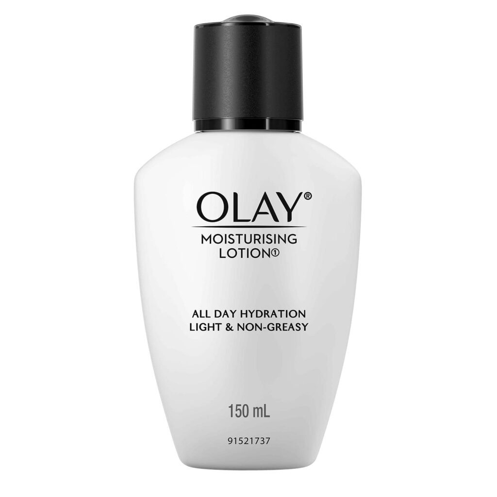 Olay Moisturising Lotion | Hydrates and Locks in Moisture | Light Weight and Non Greasy | With Coconut & Castor Seed Oil | Normal, Oily, Dry & Combination Skin l 150ml