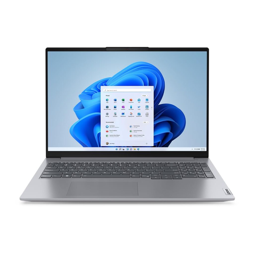 Lenovo Thinkbook 16 AMD Ryzen 7 16GB RAM/512GB SSD/Windows 11 Home/Office H&S 2024//Fingerprint/Backlit Keyboard 16" WUXGA IPS 300 Nits Thin & Light Laptop/Aluminium Top/1Y Warranty/1.7 Kg 21KKA0G1IN